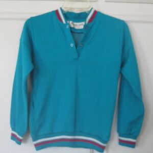 Very vintage Oshman's "warm-up" suit, blue, Sz S